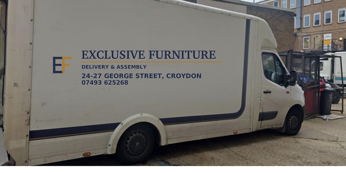 The Exclusive Furniture delivery van